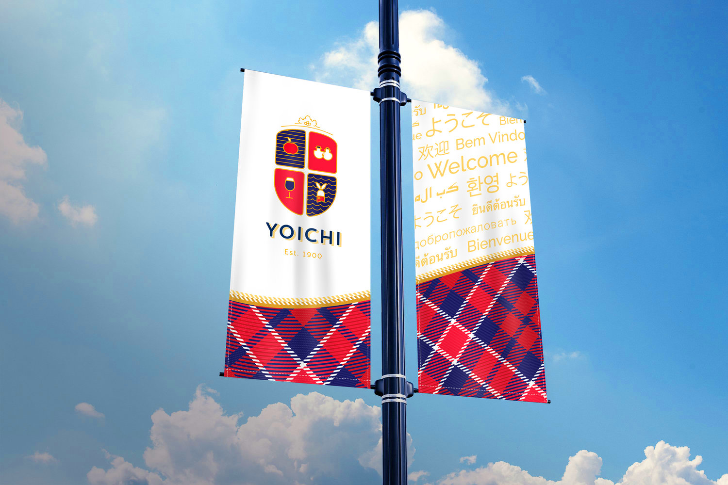 Yoichi tartan flag